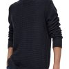 Abbigliamento SELECTED | Slhthim Ls Knit Structure Crew Neck Sky Captain