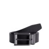 Accessori CALVIN KLEIN | Adj/Rev Faceted Lux 35Mm Ck Black/Dark Brown