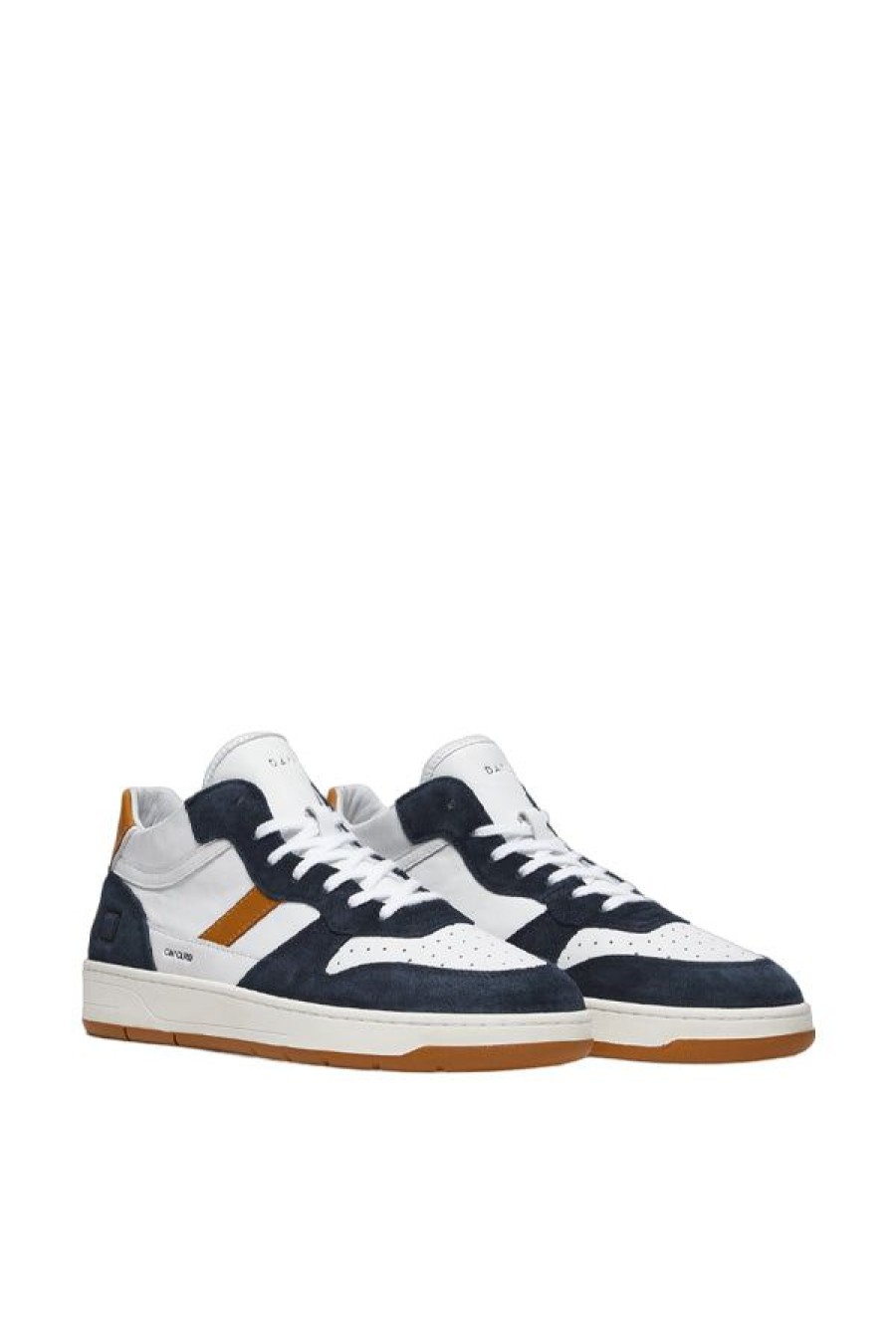 Calzature D.A.T.E. | Court 2.0 Mid Colored White-Cuoio