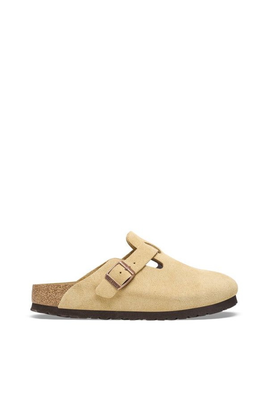 Calzature BIRKENSTOCK | Boston Suede Leather Latte Cream