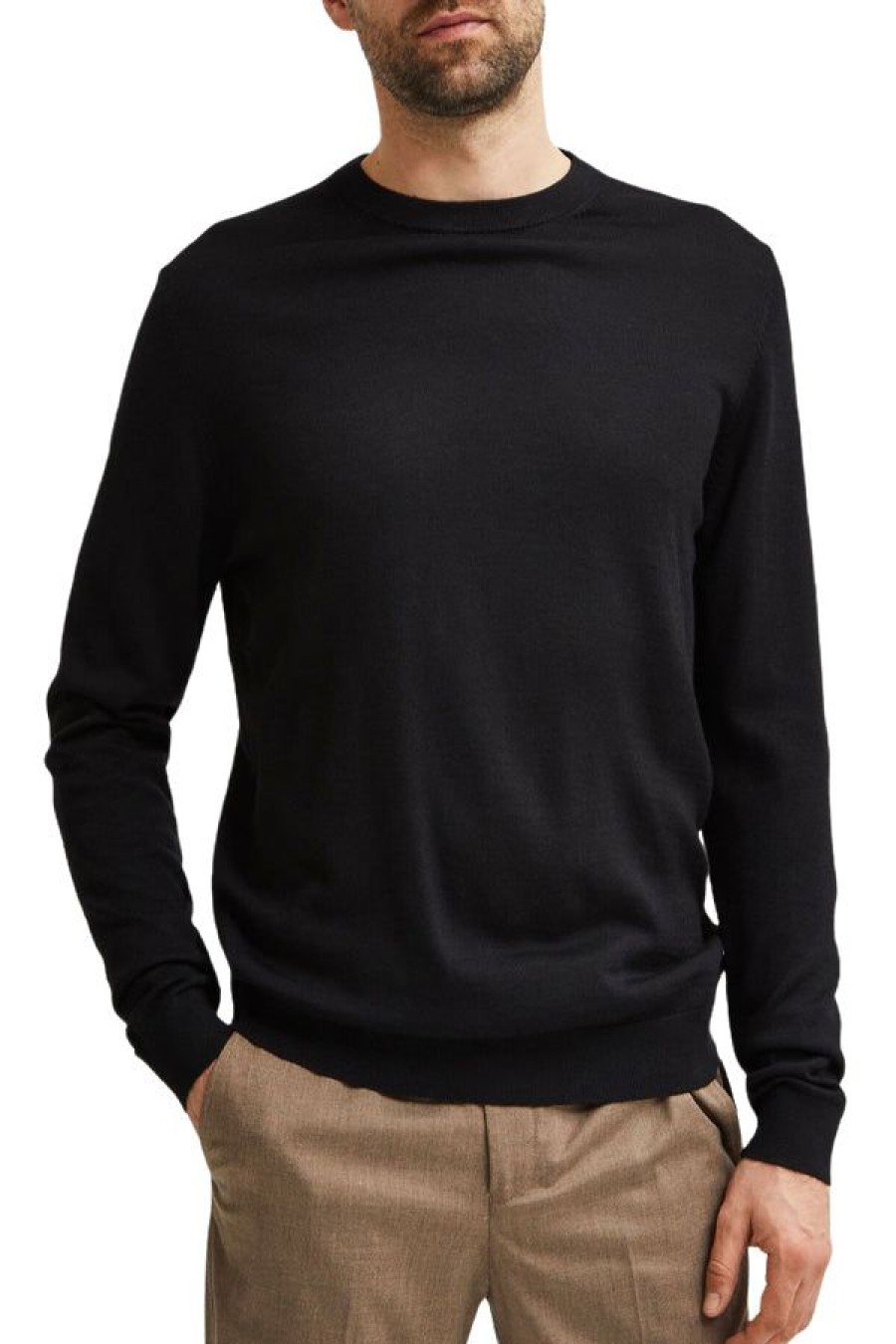 Abbigliamento SELECTED | Slhtown Merino Black