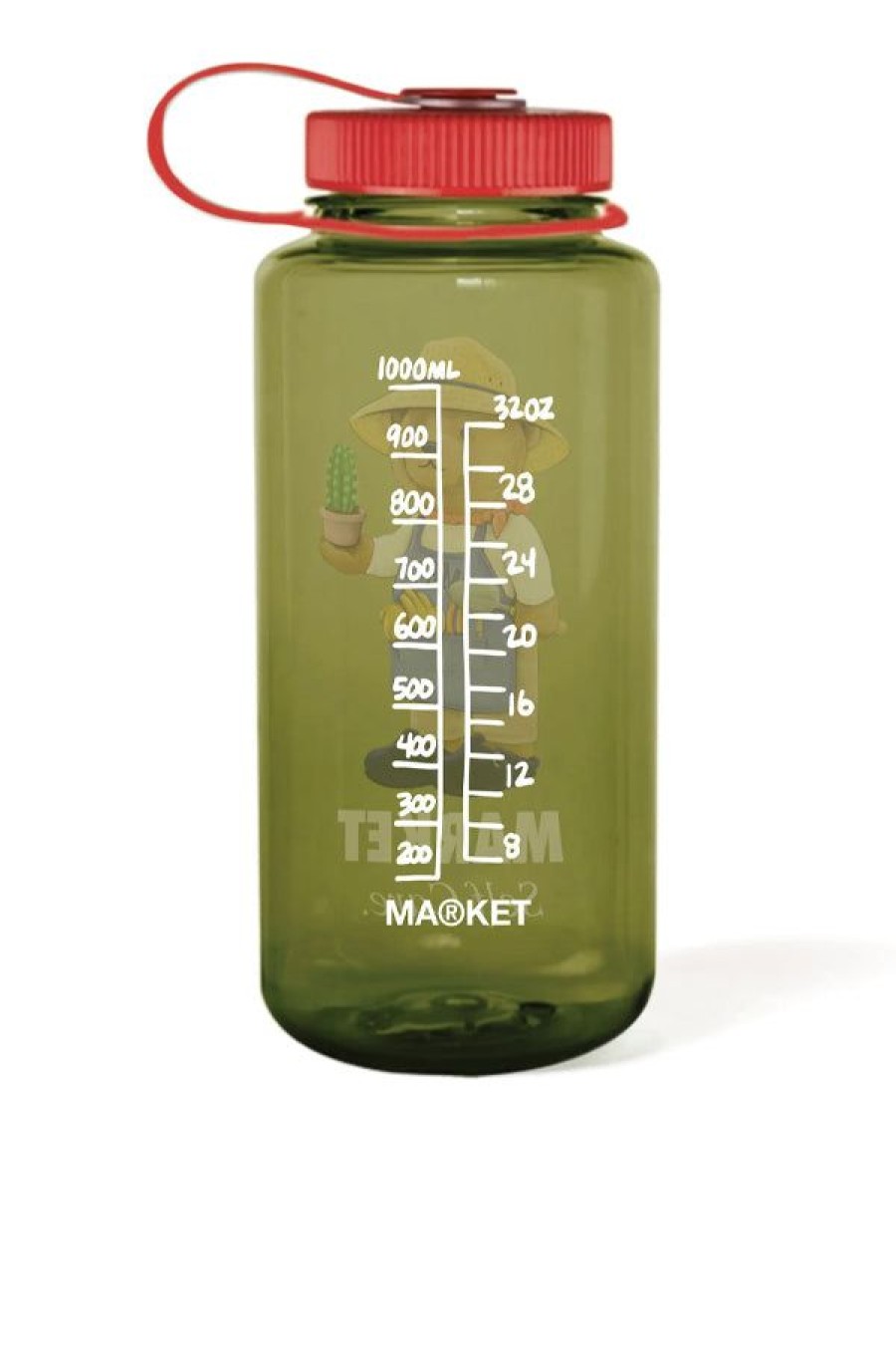 Accessori MARKET | Botanical Bear Water Bottle Sage