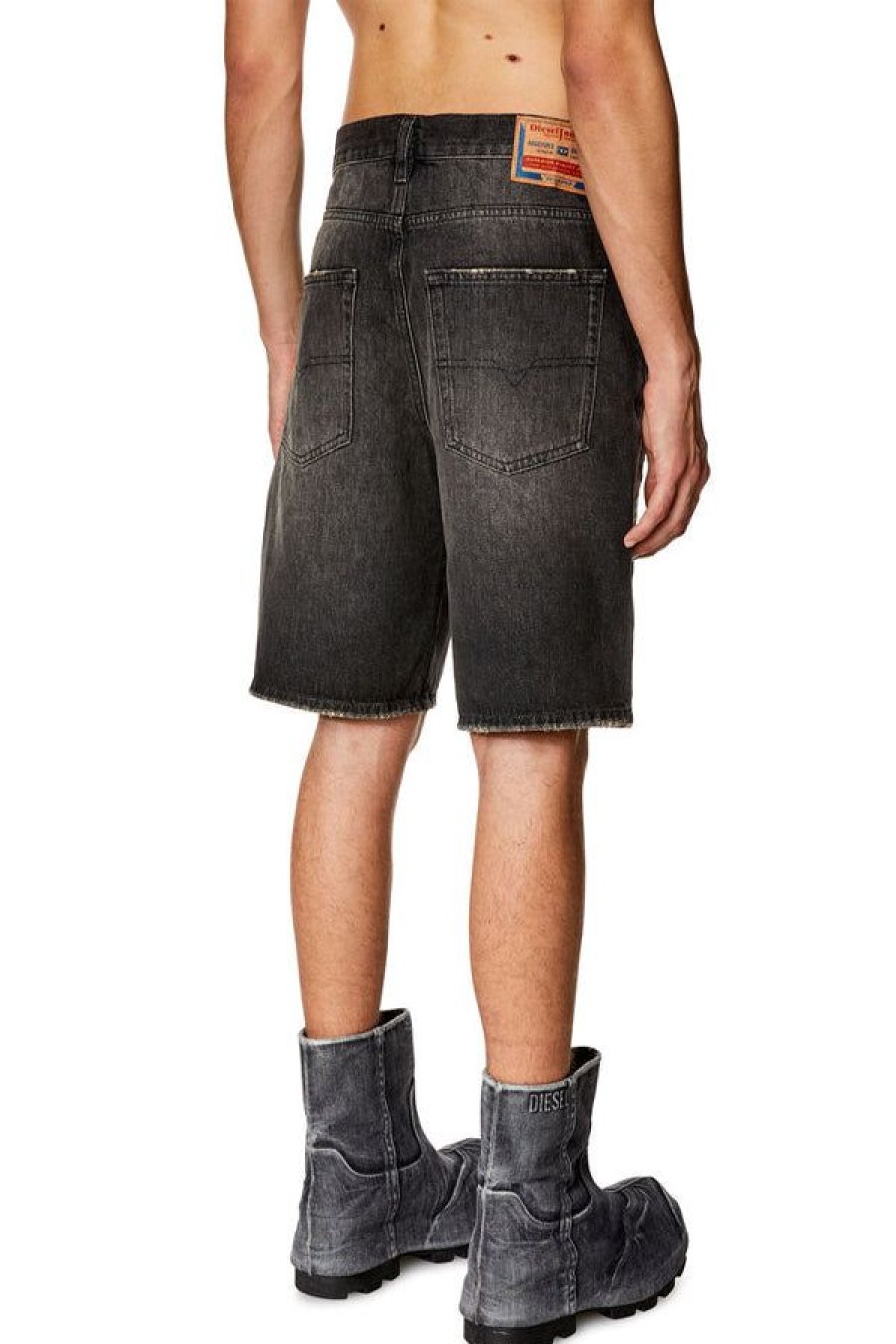 Abbigliamento DIESEL | Regular-Short Black/Denim