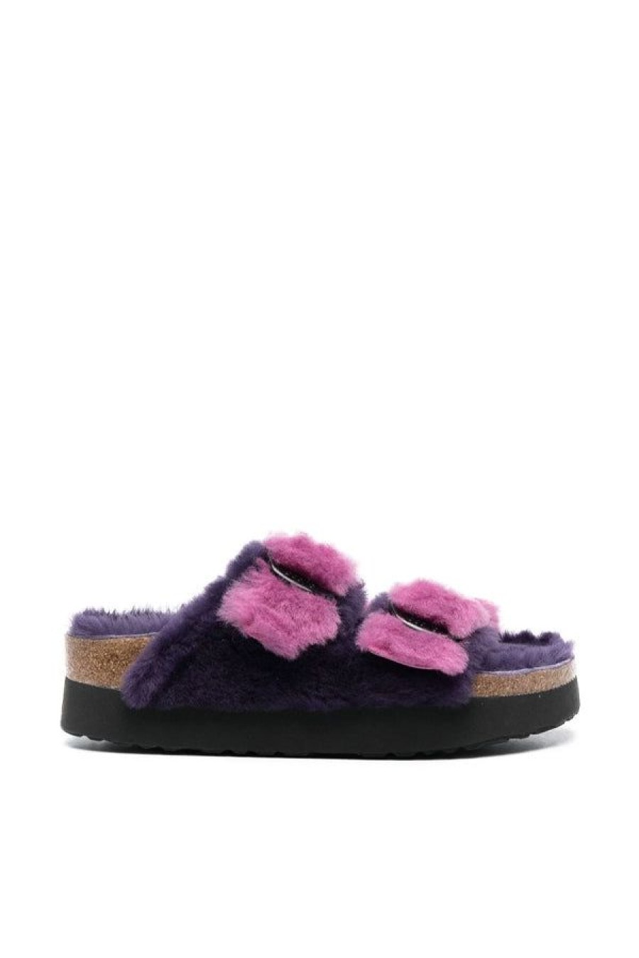 Calzature BIRKENSTOCK | Arizona Big Buckle Platf Shearl Dark Berry