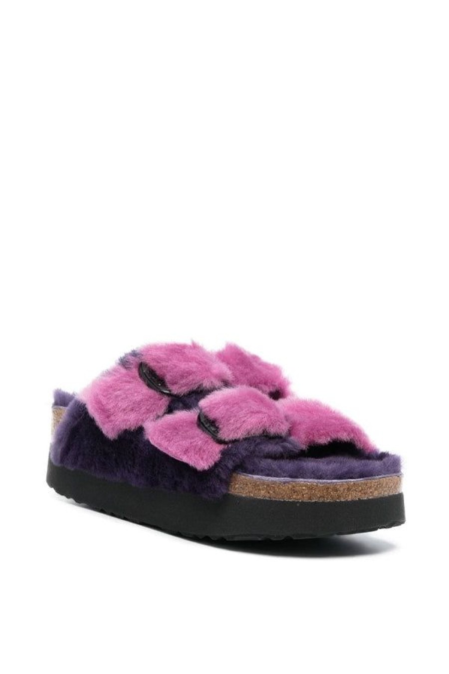 Calzature BIRKENSTOCK | Arizona Big Buckle Platf Shearl Dark Berry