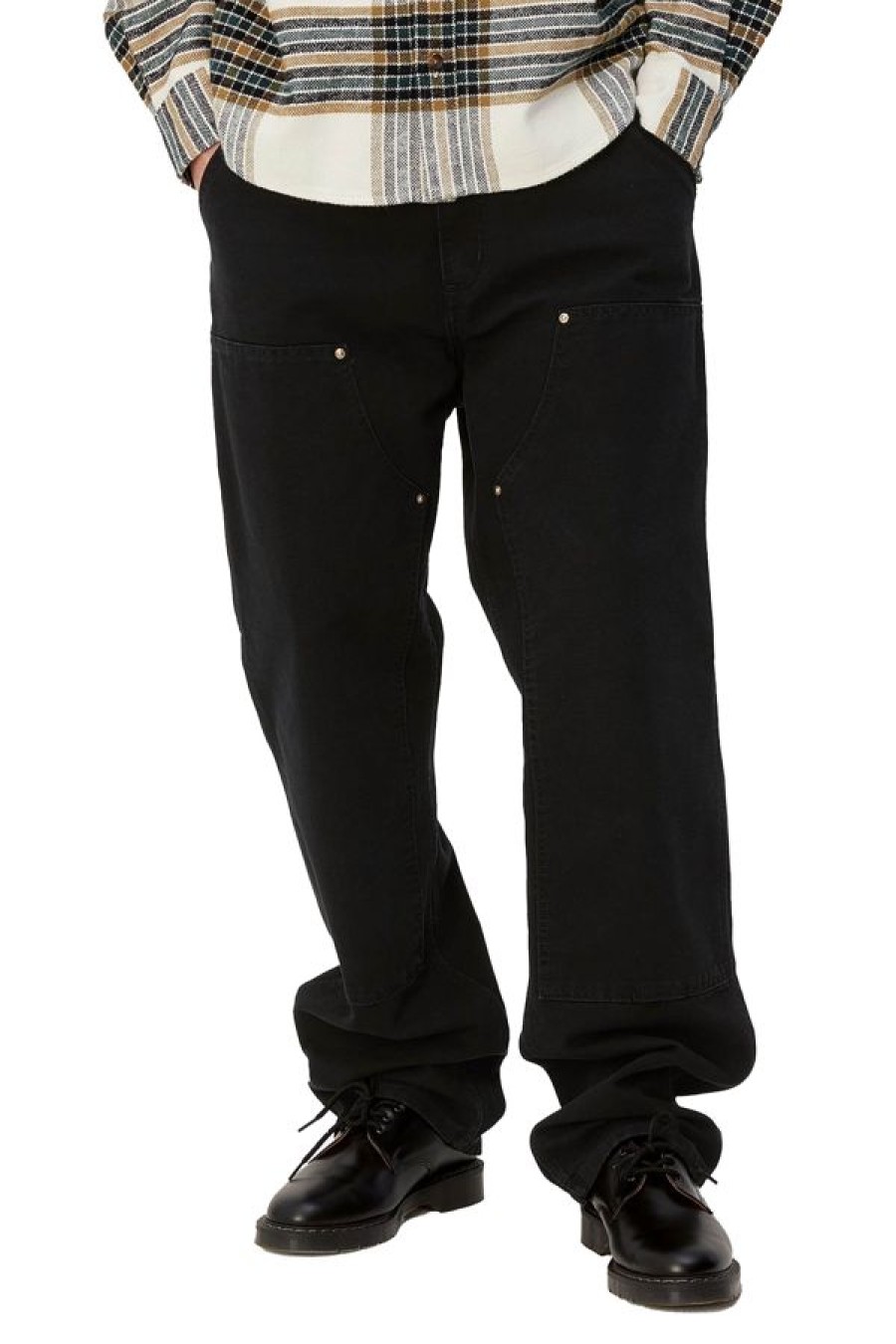 Abbigliamento CARHARTT WIP | Double Knee Pant Black/Rigid