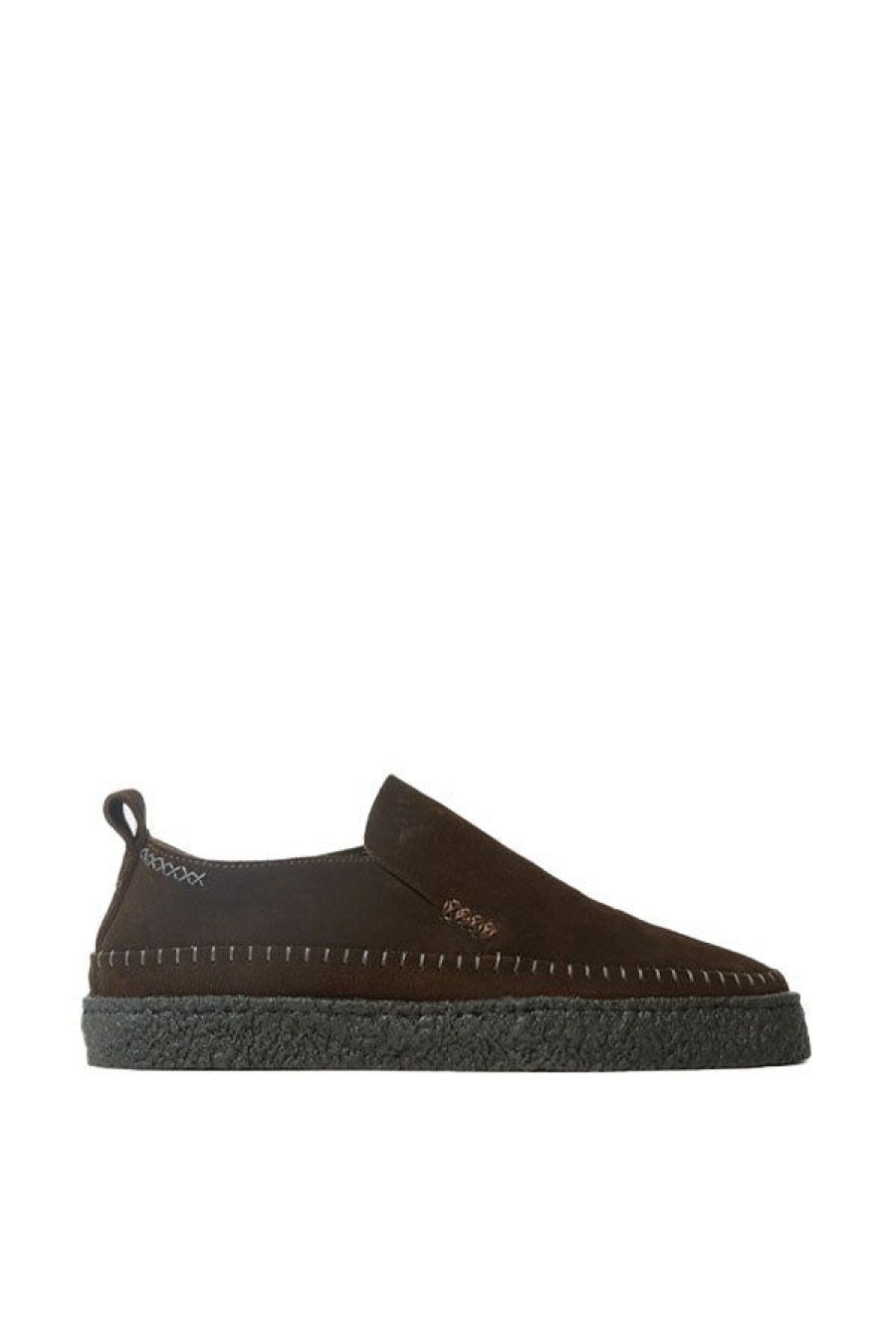 Calzature YOGI FOOTWEAR | Yogi X Universal Works Hitch Loafer Dark Brown/Chocolate Brown