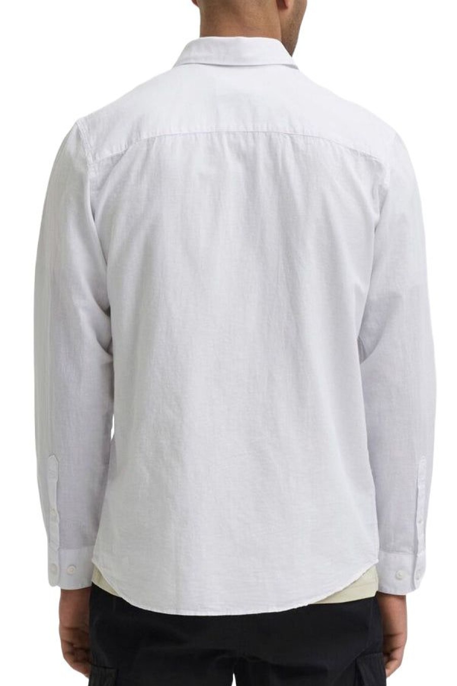 Abbigliamento SELECTED | Slhslimnew-Linen Shirt Ls W Noos White