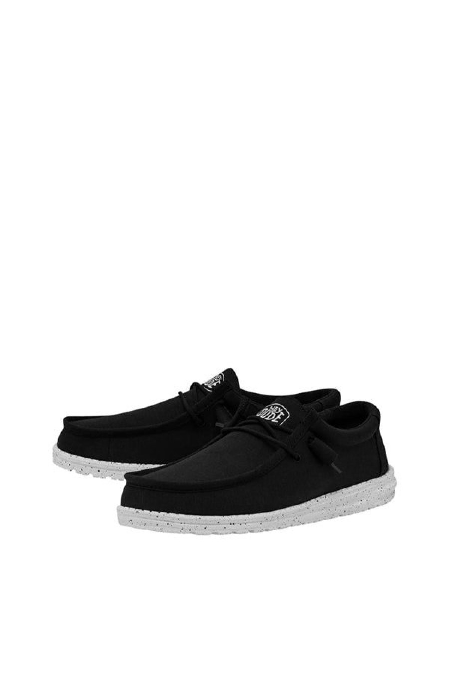 Calzature HEY DUDE | Wally Slub Canvas Black