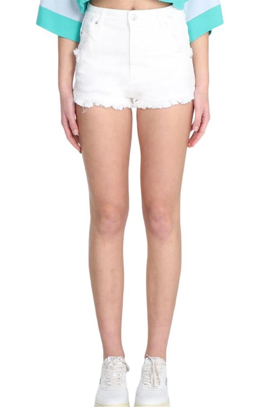 Abbigliamento GRIFONI | Short Bull Frange Off White