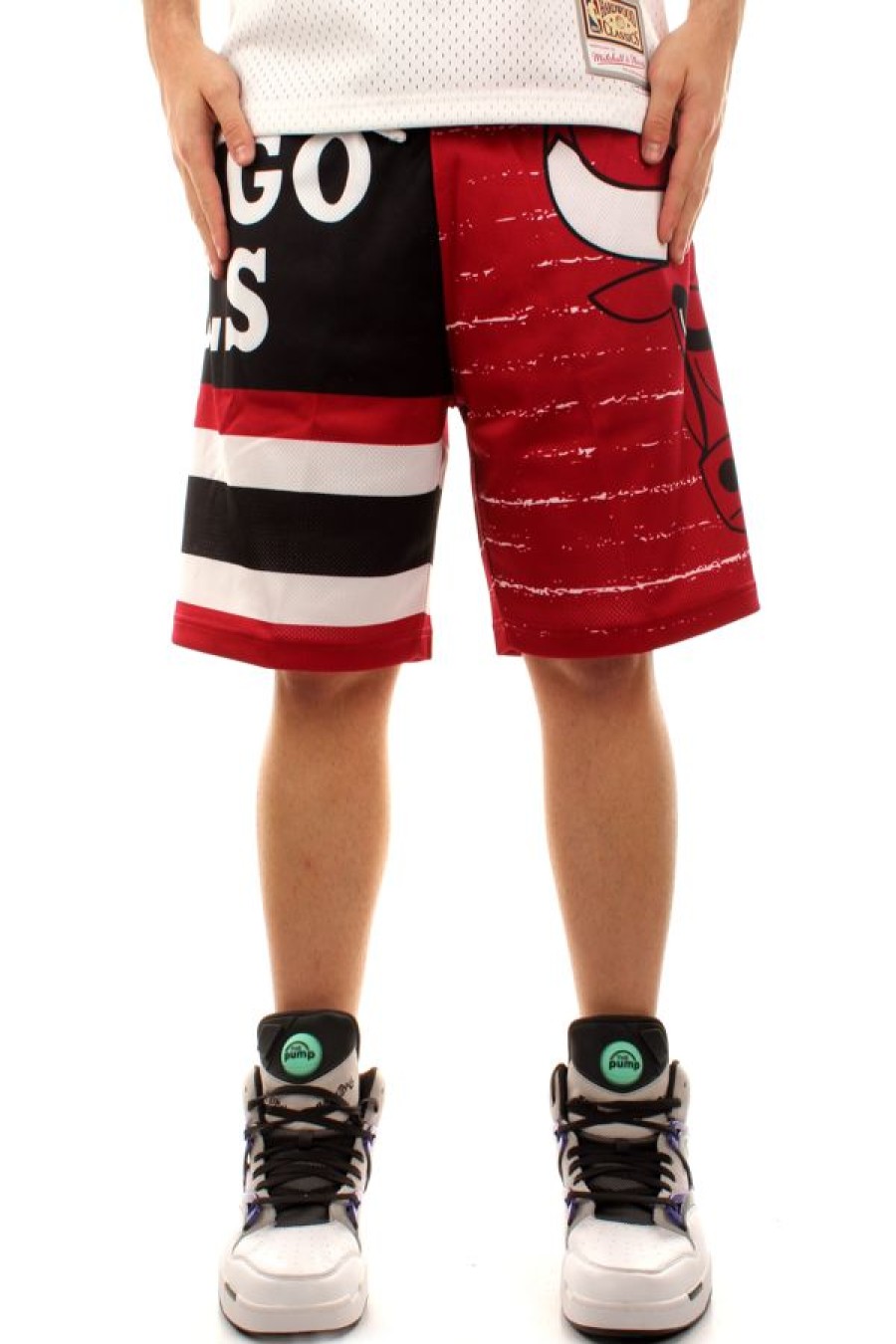 Abbigliamento MITCHELL & NESS | Nba Jumbotron 3.0 Shorts Bulls Multi / White