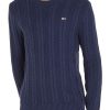 Abbigliamento TOMMY JEANS | Maglione Regular Cable Twilight Navy