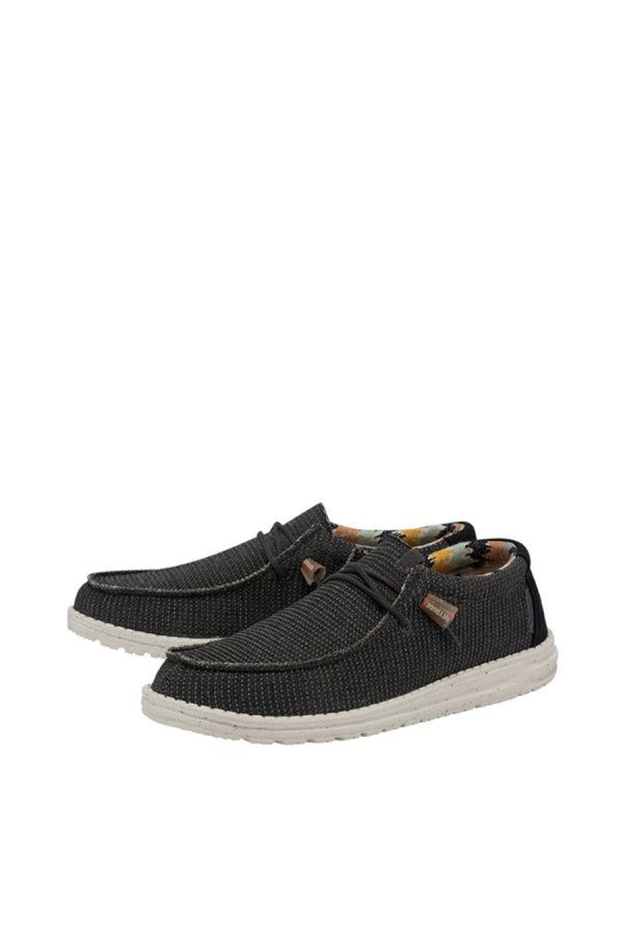 Calzature HEY DUDE | Wally Knit Charcoal