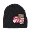 Accessori MITCHELL & NESS | Nba Xl Logo Patch Knit Hwc Atlanta Hawks Black