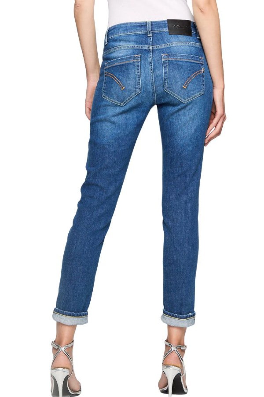 Abbigliamento DONDUP | Jeans 5Tasche Skinny Monroe In Denim Stretch 10 1/2 Oz Blu