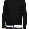 Abbigliamento TOMMY HILFIGER | Pullover Regular Fit In Maglia Melange Black