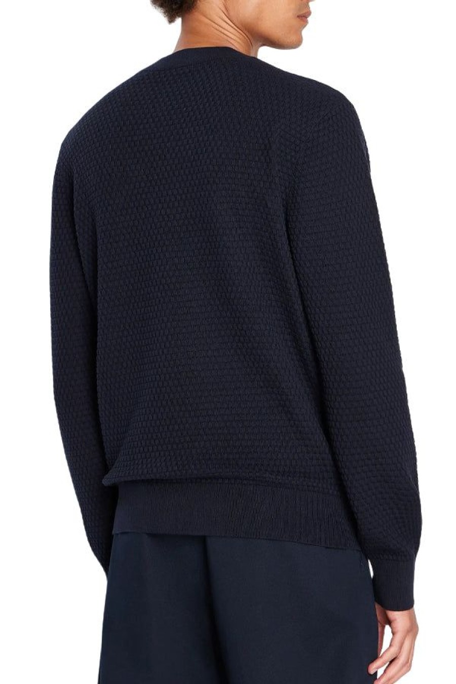 Abbigliamento ARMANI EXCHANGE | Maglione Girocollo In Cotone Navy