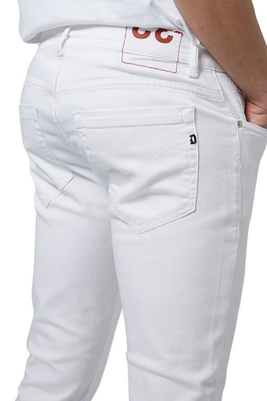 Abbigliamento DONDUP | Pantalone George Bianco