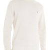 Abbigliamento TOMMY HILFIGER | Interlaced Structure Crew Neck Weathered White