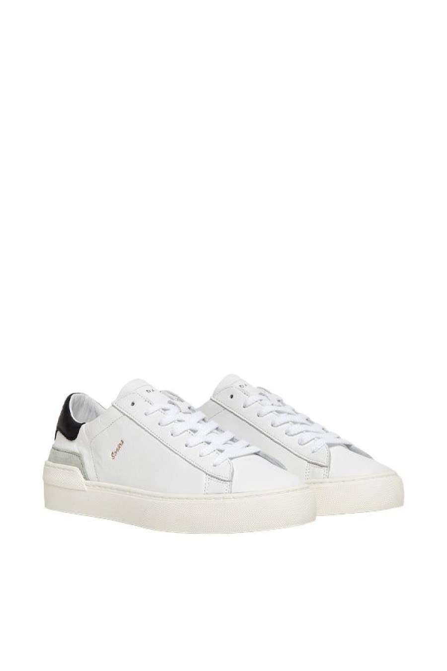 Calzature D.A.T.E. | Sonica Calf White-Black