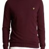 Abbigliamento LYLE & SCOTT | Jumper Neck Equipaggio Di Cotton Merino Burgundy