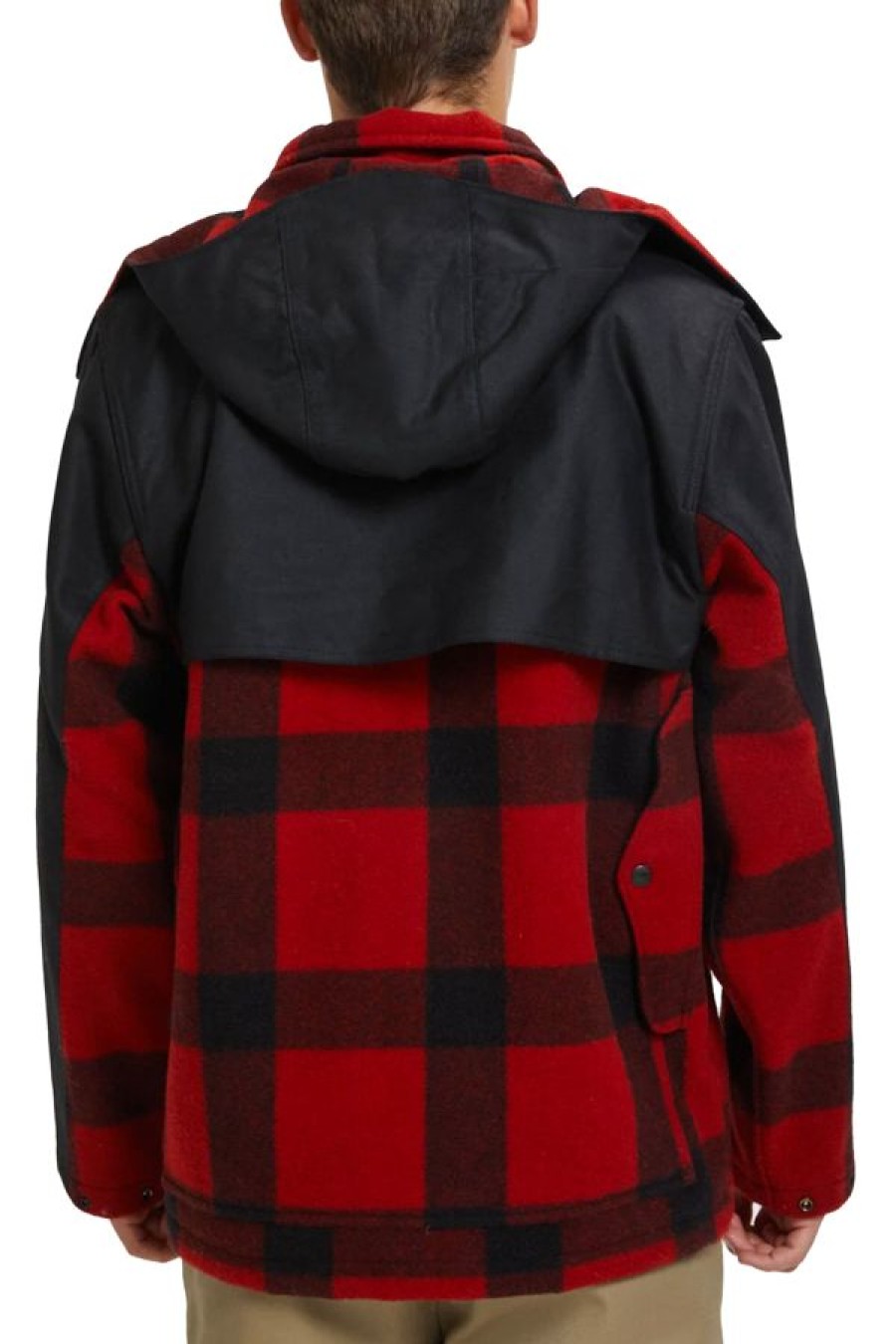 Abbigliamento FILSON | Giacca Mackinaw Wool Double Coat Red Black Class