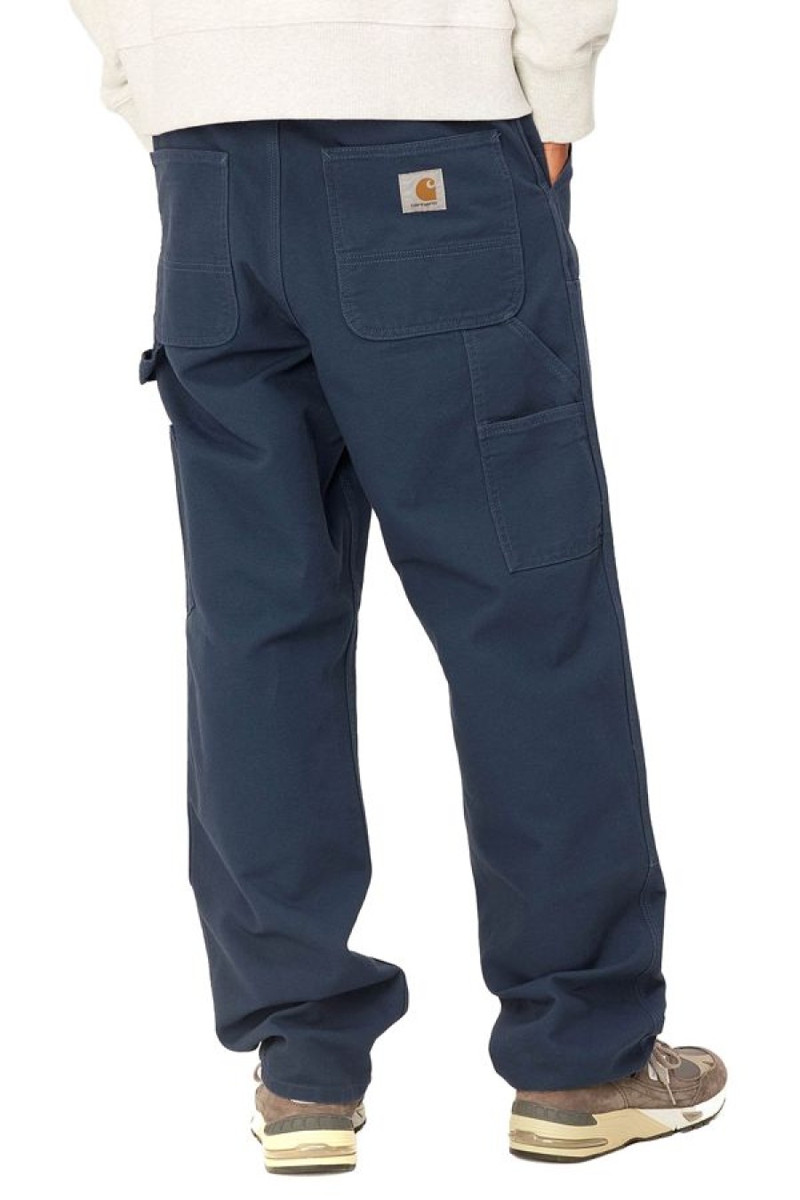 Abbigliamento CARHARTT WIP | Double Knee Pant Blue /Rinsed