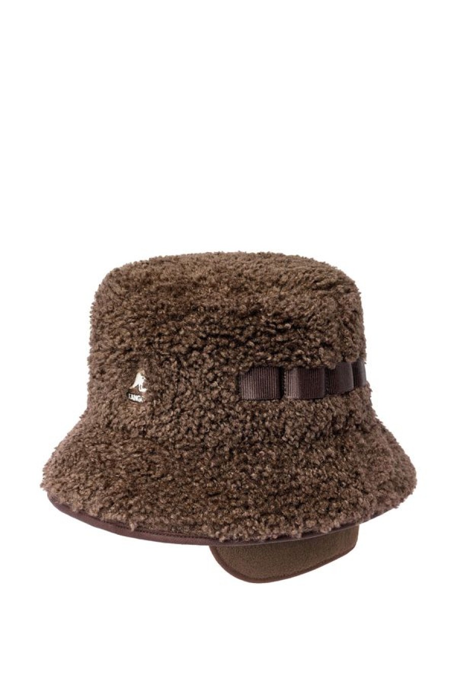 Accessori KANGOL | Faux Shearling Utility Bucket Brown