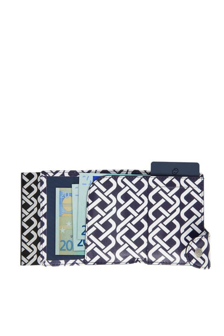 Accessori C-SECURE | Single Print Wallet Tribe Black