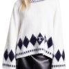 Abbigliamento TOMMY HILFIGER | Pullover Oversize Con Motivo Fair Isle Ecru