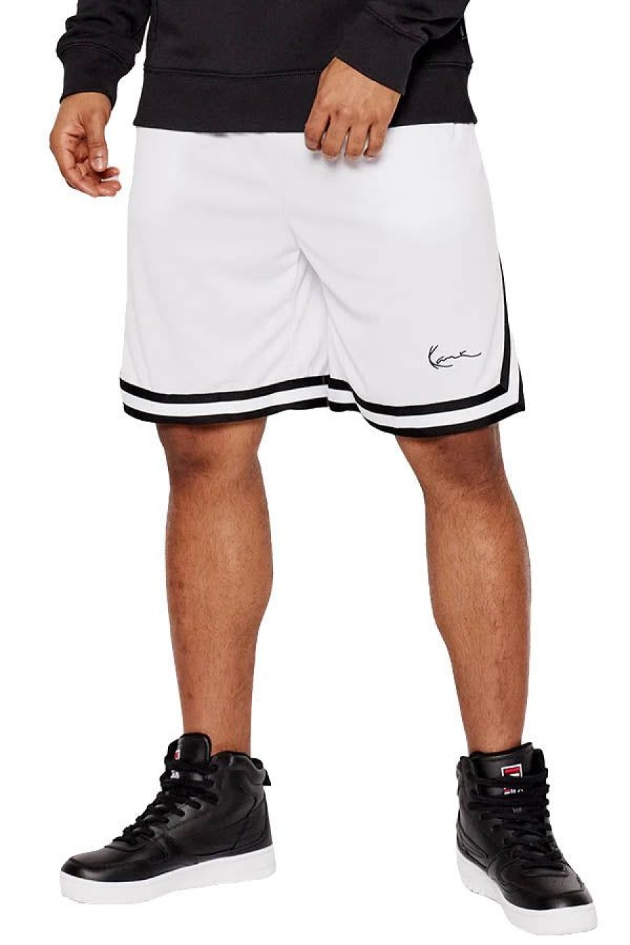 Abbigliamento KARL KANI | Signature Mesh Shorts White/Black