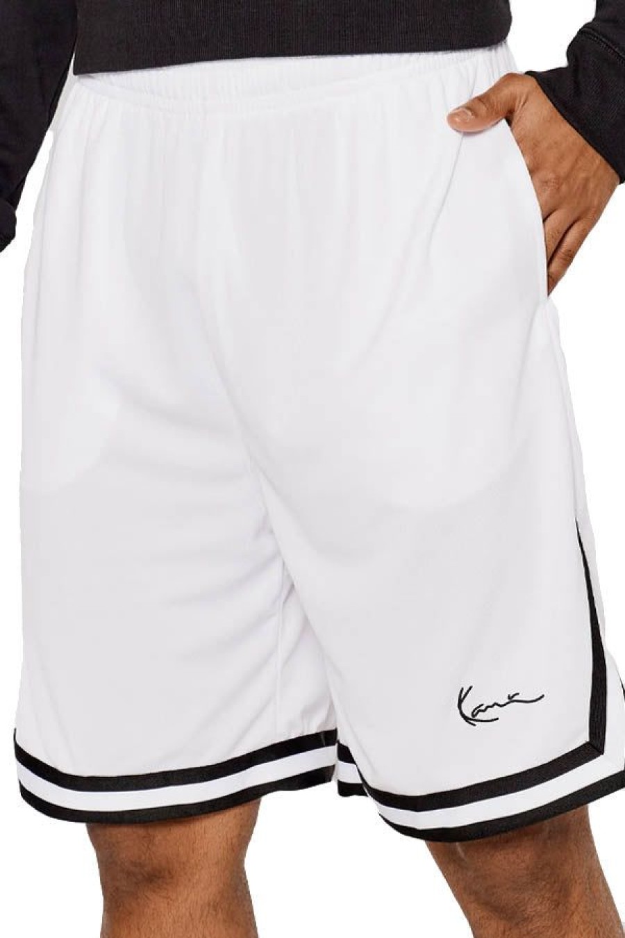 Abbigliamento KARL KANI | Signature Mesh Shorts White/Black