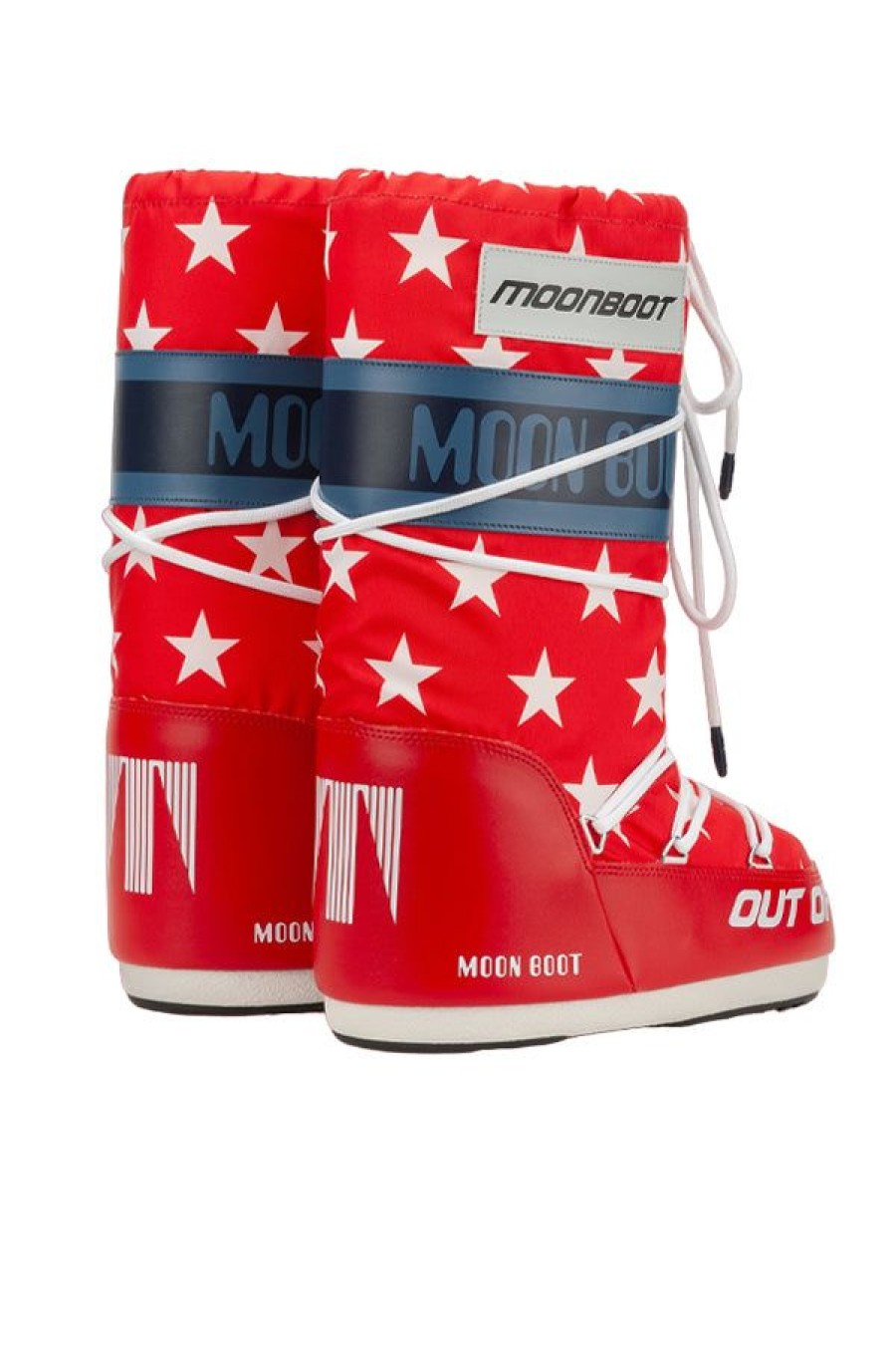 Calzature MOON BOOT | Icon Retrobiker Stars White Stars