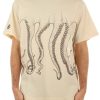 Abbigliamento OCTOPUS | Octopus Outline Tee Black/Dustywhite